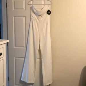 White nookie jumpsuit